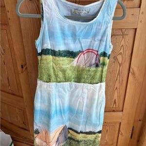 Nice things Paloma s. Scenic Tent Print Sleeveless Dress